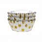 Preview: Cupcake Baking Cases - Gold Polka Dots